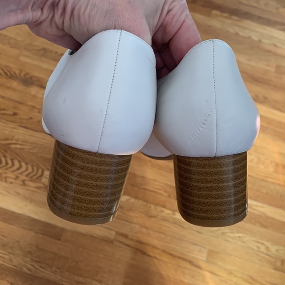 White Leather Shoes - Picture 5 of 7